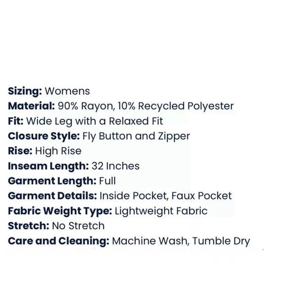 A New Day High-Rise Wide-Leg Pants size 8 Regular - Brown - NEW - Picture 4 of 6